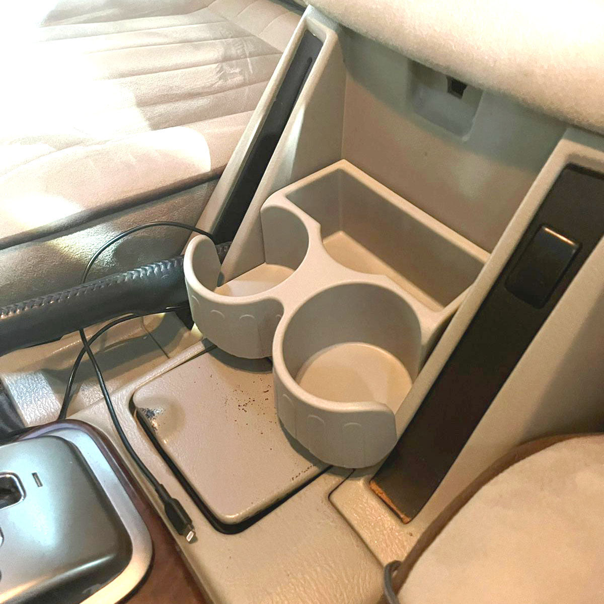 nissan patrol four wheel drive cup holder mod